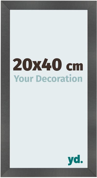 Your Decoration - Fotolijst 20x40 cm - MDF - Zwart Mat - Pisa