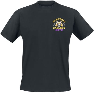 Electric Callboy Ratatata Lucky Cat Heren T-shirt - zwart - 5XL