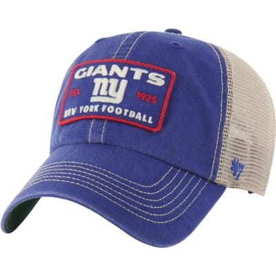 '47 Brand NFL New York Giants Wabash ’47 Clean Up Pet Blauw