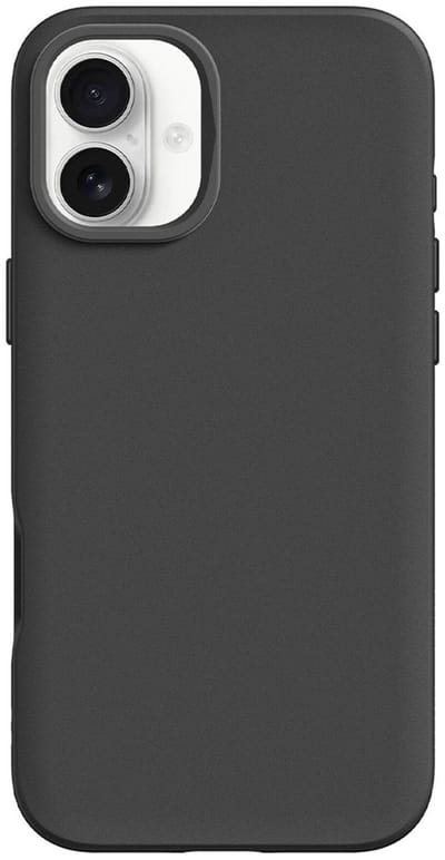 Rhinoshield, Hoesje Geschikt voor Apple iPhone 16 Plus Model SolidX compatibel met Draadloos Opladen, Zwart