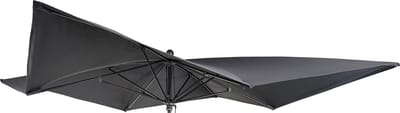 Vervangingshoes voor parasol MCW-A37, parasolhoes vervangingshoes, 3x3m (Ø4,24m) polyester ~ antraciet