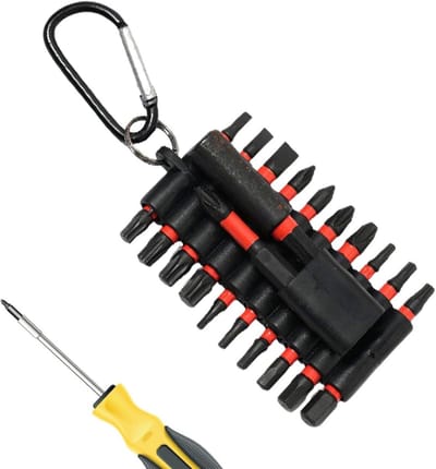 Schroefbitset 22-delig - Precisie gereedschap - Elektronica reparatie - Duurzaam S2 staal - Compact formaat - Zwart