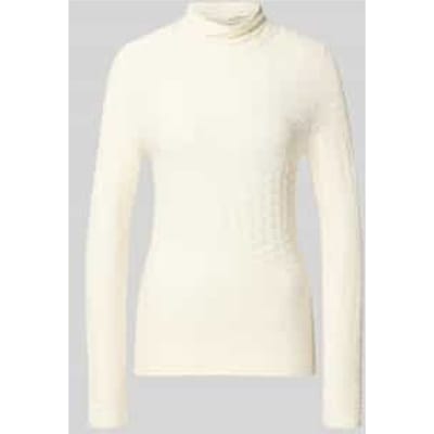 skinny fit shirt met lange mouwen van viscosemix