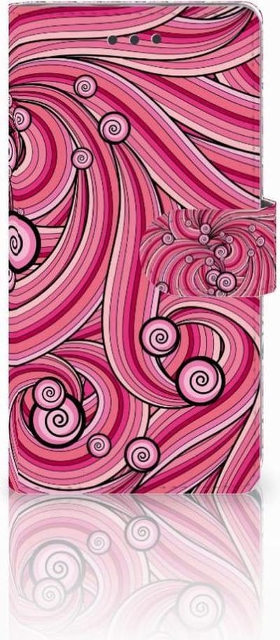 Huawei Ascend P8 Lite Hoesje Swirl Pink