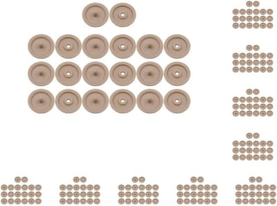 10 Delige Set Gordelstop Knoppen Beige Voorkomt Schuiven Gordelgesp Diameter 16mm