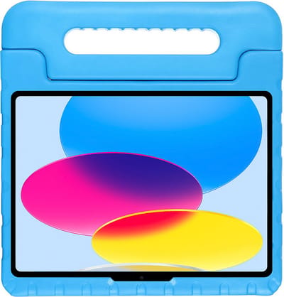 Cazy tablet Hoes Kinderen geschikt voor iPad 11 (2025) 11 inch / 10e generatie (2022) 10.9 inch - Kinderhoes Tablet Classic - Blauw