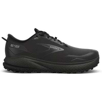 Brooks Divide 6 WS - Hardloopschoenen - zwart/zwart/primer grijs - 38