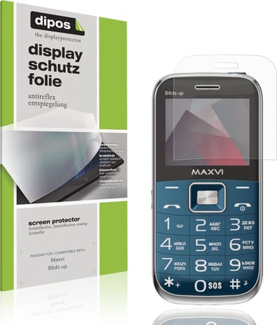 dipos – 4x Matte Beschermfolie geschikt voor Maxvi B6ds up | Krasbestendige & antireflecterende Screenprotector Ultra-Thin