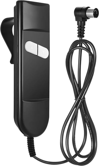 Handbediening met 2 Knoppen en 5 Pins Connector voor Elektrische Stoelen en Liften - Geschikt voor Diverse Toepassingen