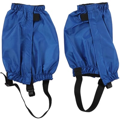 1 Paar Wandel Beenkappen Polyestervezel Waterdichte Legging Gaiters voor Kamperen Bergbeklimmen Vissen Blauw blauw