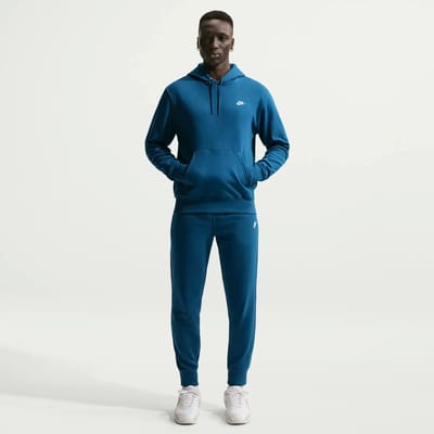 Nike Club Bb Pullover Hoodie Fn3859-476 - Kleur Blauw - Maat XL