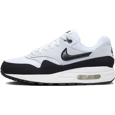 Nike Air Max 1 GS Wit Zwart Kindersneakers Pure-Platinum DZ3307-106 36.5 black