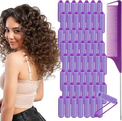 Set van 29 Zelfklevende Schuimrollers voor Krullen zonder Hitte - Geschikt voor Lang, Middelmatig en Kort Haar, Ideaal voor Volume en Krulstijl
