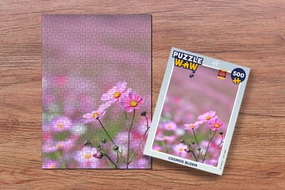 Puzzel Bloemen - Buiten - Roze - Legpuzzel - Puzzel 500 stukjes