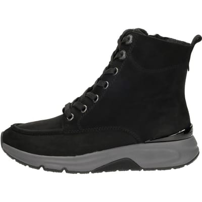 Gabor Rollingsoft Veterschoenen Hoog - zwart - Maat 4