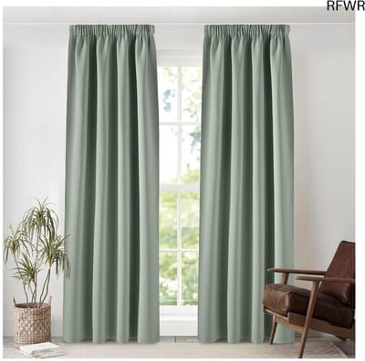 RFWR® Warmte-isolerende Verduisteringsgordijnen voor Woonkamer en Slaapkamer - Modern Design 140x245 cm Salingroen