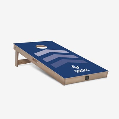Gockel Original Cornhole board - blauwe cirkels - 120 x 60 cm (100% berken multiplex - inclusief cornhole bags / zakjes)