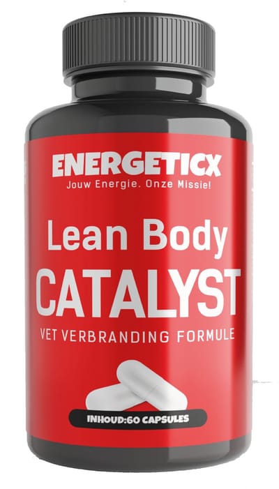 Energeticx - Lean Body Catalyst - Vet Verbranden, Afvallen, Fat Burner, Dieet, Vetverbrander, Gewichtsverlies - Groene Thee & Koffie, Cafeïne & L-carnitine - 60 Capsules: Vegetarische Capsules