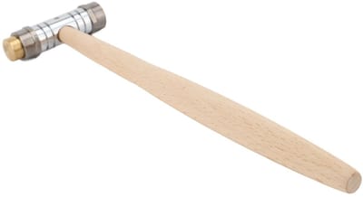 Dailygoods- Dubbele Hamer - Ergonomisch Ontwerp - Zacht Oppervlak - Dubbelzijdige Kop - Beukenhout - Comfortabele Grip