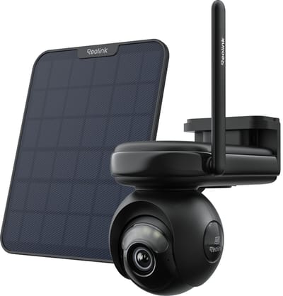Reolink Altas PT Ultra - 4K Draadloze Buitencamera - ColorX Nachtzicht - 500 Dagen Accuduur - 360° Pan/Tilt & Auto-tracking - Dual-Band WiFi 6 - Slimme Detectie - Met 6W Zonnepaneel - Zwart