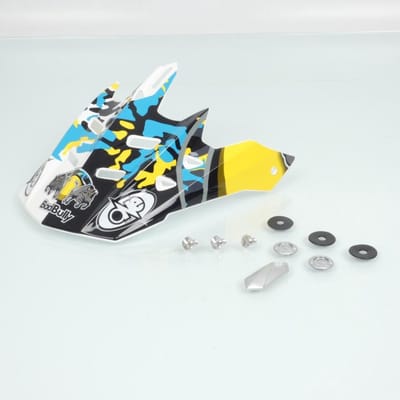 cross one bad bully blauw helmvizier voor motor enduro quad tt nieuw