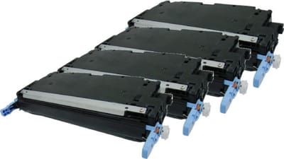 KATRIZ® huismerk toner Q6470A Zwart + Q6471A Cyaan + Q6472A Geel + Q6473A Magenta (HP501/502A)| Geschikt voor HP Color LaserJet 3600 series / HP Color LaserJet 3800 series / HP Color LaserJet CP 3505 series