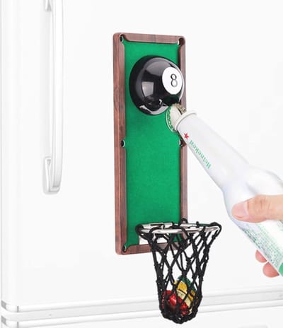Creatieve wandflesopener met magnetische bieropener - perfect voor bar en keuken