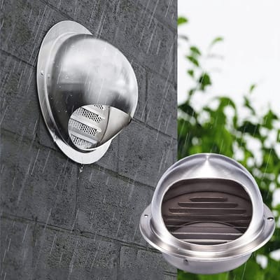 Ronde Ventilatie-uitlaat Waterdicht Duct Cover voor Muurluchtuitlaat