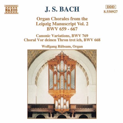 Wolfgang Rübsam - J.S. Bach: Organ Chorales 2 (CD)