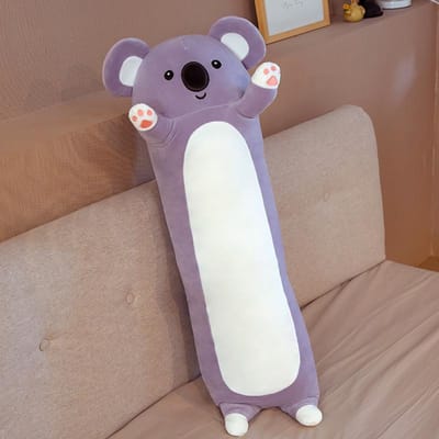 Kawaii Beer Pluche Speelgoed Schattige Gevulde Koala Panda Lang Kussen Slaapkussen Cadeau 70cm