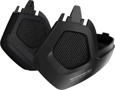 ABUS Accessoires voor helmen - Winter Kit velvet black SCRAPER 3.0 L