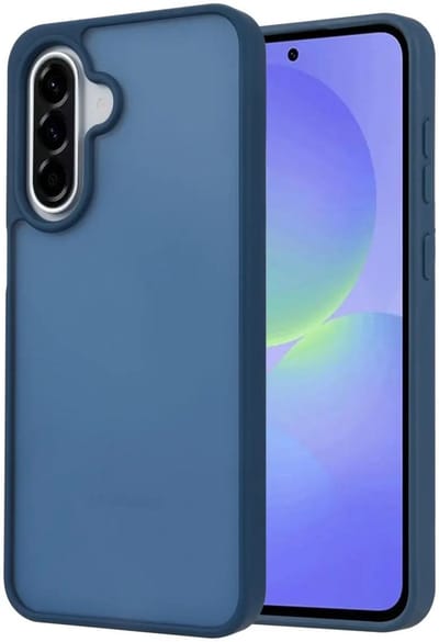 Hoesje Geschikt voor Samsung Galaxy A36 - Matte Back Cover - Blauw
