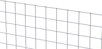 614461 Draadpaneel - verschillende hoogtes en kleuren naar keuze - verzinkt - mazen 127 x 127 mm - 50 cm hoog - 5 m lengte.