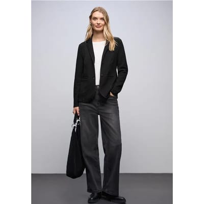 Glinsterende jacquard blazer