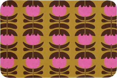 Badmat 90x60 cm - Antislip - Abstract - Bloemen - Roze - Badmatten voor badkamer - Badkamermat - Douchemat - Badkamer mat