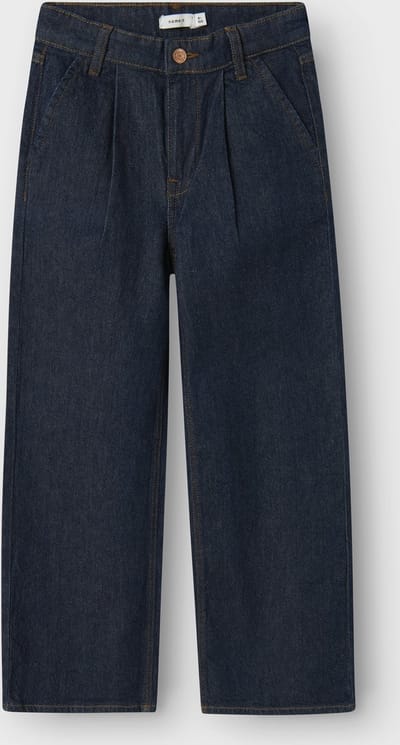 NAME IT - NKFBELLA HW W PLEAT JEANS 3020-AZ L NOOS - Meisjes - Jeans