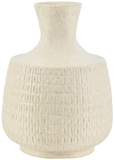 Aardewerk vaas souk beige