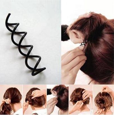 *** Haar Styling Hulpstuk - Haarclip Tool - Spiraal Volume creatie - Haarschuifje - 2 stuks - van Heble® ***