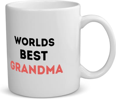 Akyol - worlds best grandma koffiemok - theemok - Oma - de beste oma - verjaardagscadeau - verjaardag - cadeau - cadeautje voor oma - oma artikelen - kado - geschenk - gift - 350 ML inhoud