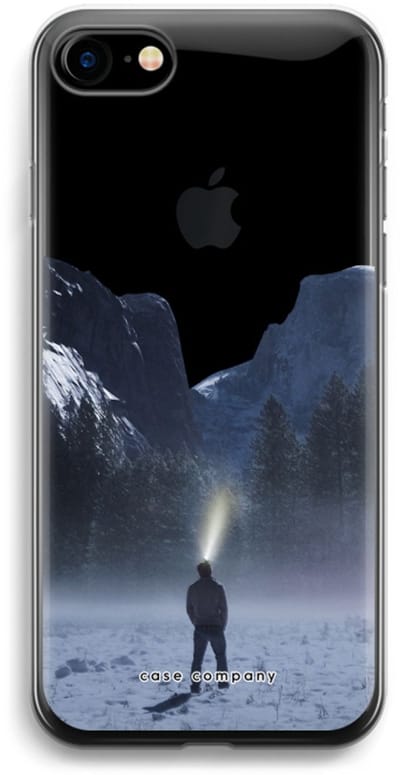 Case Company® - Hoesje geschikt voor iPhone 7 hoesje - Wanderlust - Soft Cover Telefoonhoesje - Bescherming aan alle Kanten en Schermrand