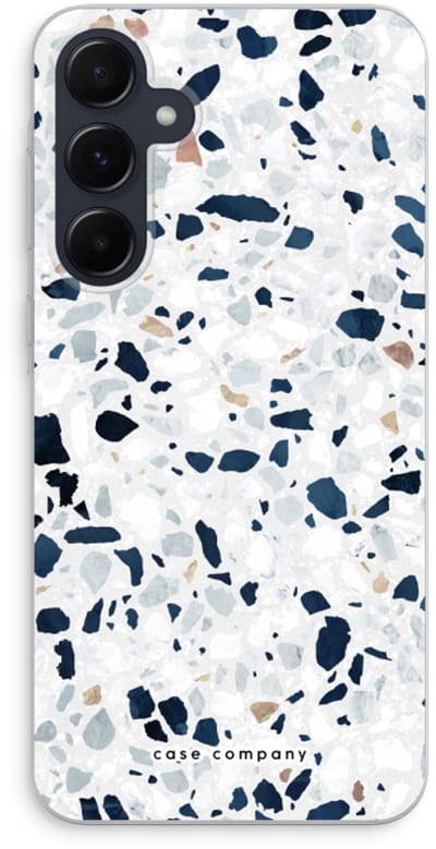 Case Company® - Hoesje geschikt voor Samsung Galaxy A55 hoesje - Terrazzo N°1 - Soft Cover Telefoonhoesje - Bescherming aan alle Kanten en Schermrand