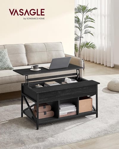 Salontafel Met Opbergruimte - Bijzettafel - Opbergtafel - stijlvol