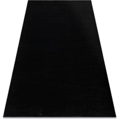 Kleden Rugsx Tapijt SOFTY uniform, enkele kleur zwart 240x330 cm