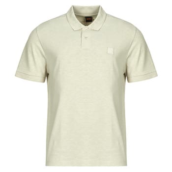 Polo Shirt Korte Mouw BOSS Pe linenlogo