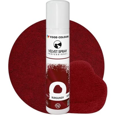 Velours en Spray Bordeaux Food Colours Velvet 100 ml Bordeaux