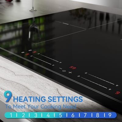 Inbouw Inductie Kookplaat 2 Zones (30cm) met 3500W Boost & Timer | Veilig & Krachtig