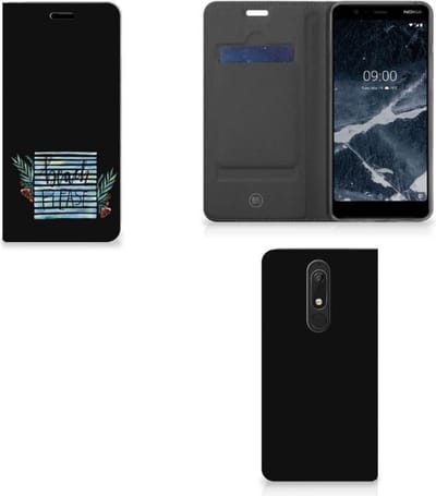 Nokia 5.1 (2018) Magnet Case Boho Beach