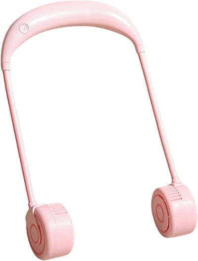 Oplaadbare Nekventilator - Draagbare Ventilator Bladloos - Persoonlijke Verkoeling - Opvouwbaar Lichtgewicht - 4.7 x 15 x 4.7 cm