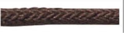 Cordial - schoenveters - middelbruin dik rond fijn geweven - veterlengte 120 cm 6-8 gaatjes