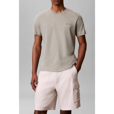 Calvin Klein Ss Slim Supima Logo Tee Shadow Taglia: S | Magliette basic Outlet | Uomo